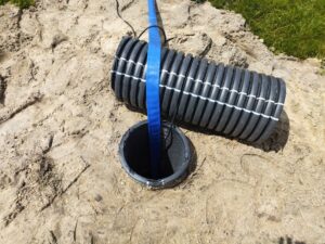 Réalisation d’un Rabattement de Nappe Phréatique pour la Pose d’une Piscine à Préchac