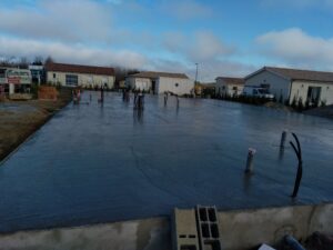 Maçonnerie, terrassement et couverture vers Langon