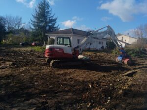 Démolition d’une maison près de Bordeaux