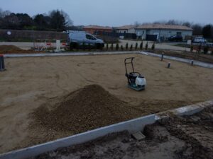 Maçonnerie, terrassement et couverture vers Langon