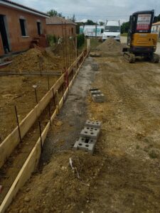 Réalisation d’un seuil et portillon pour deux maisons près de Langon