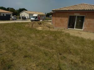 Viabilisation d’une maison neuve à Langon