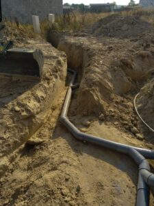 Viabilisation d’une maison neuve à Langon